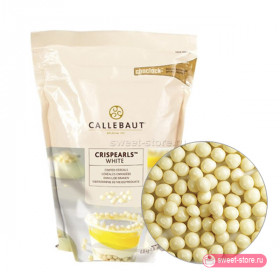 Шоколадные WHITE криспи Barry Callebaut, 50 гр