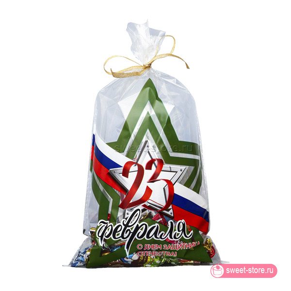 Пакет "23 февраля" 20х35 см / 5 шт