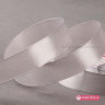 Лента атласная серая 2 см / 23 м